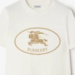 Knight Stamp Cotton T-shirt