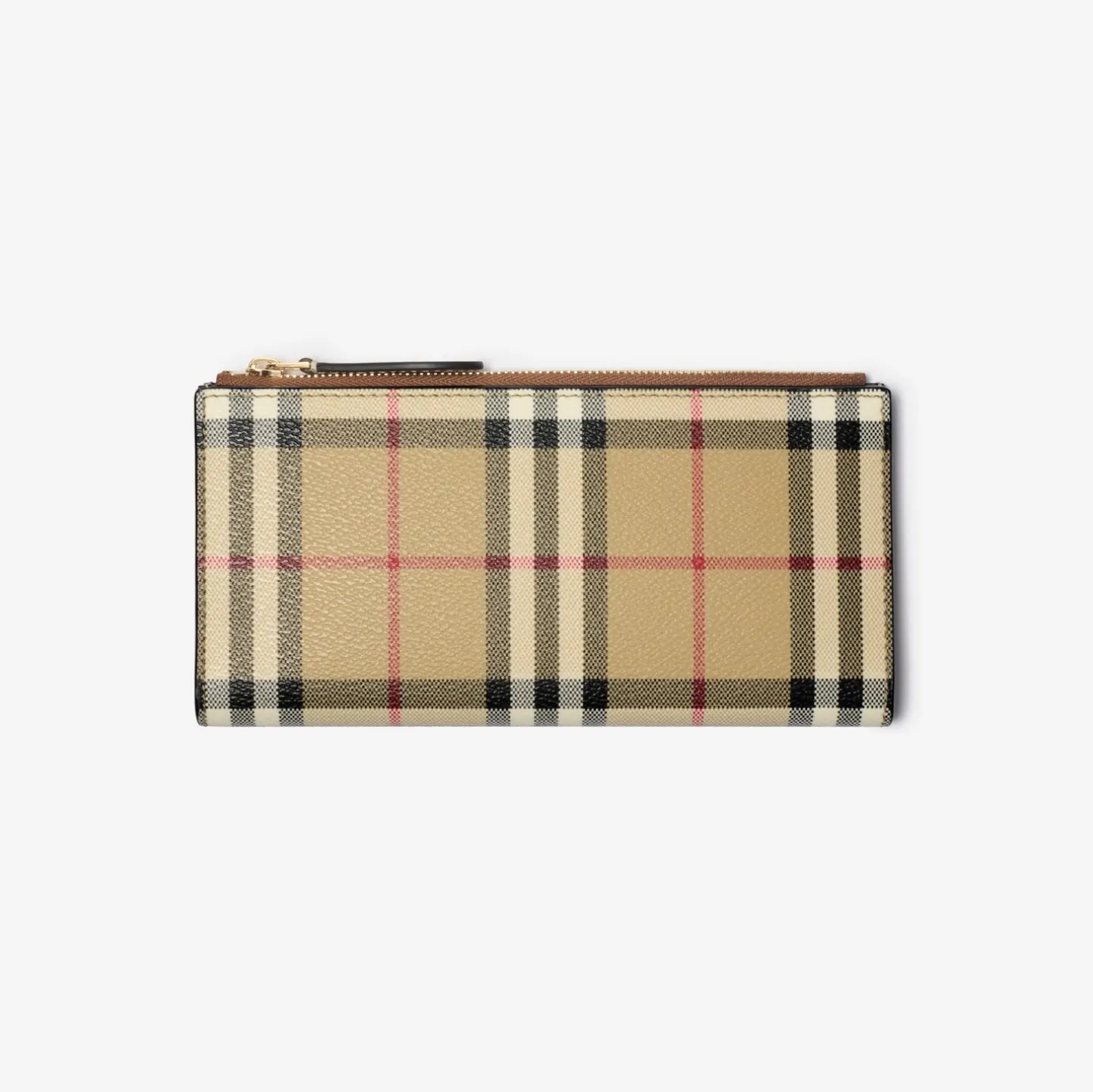 Large Check Bifold Wallet