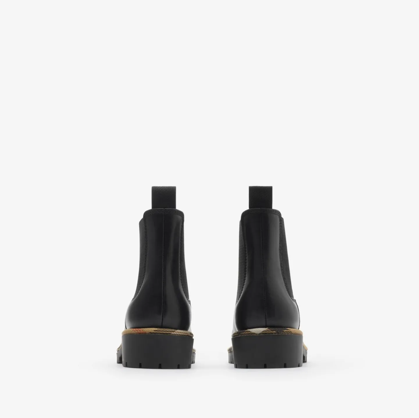 Leather Gravel Chelsea Boots