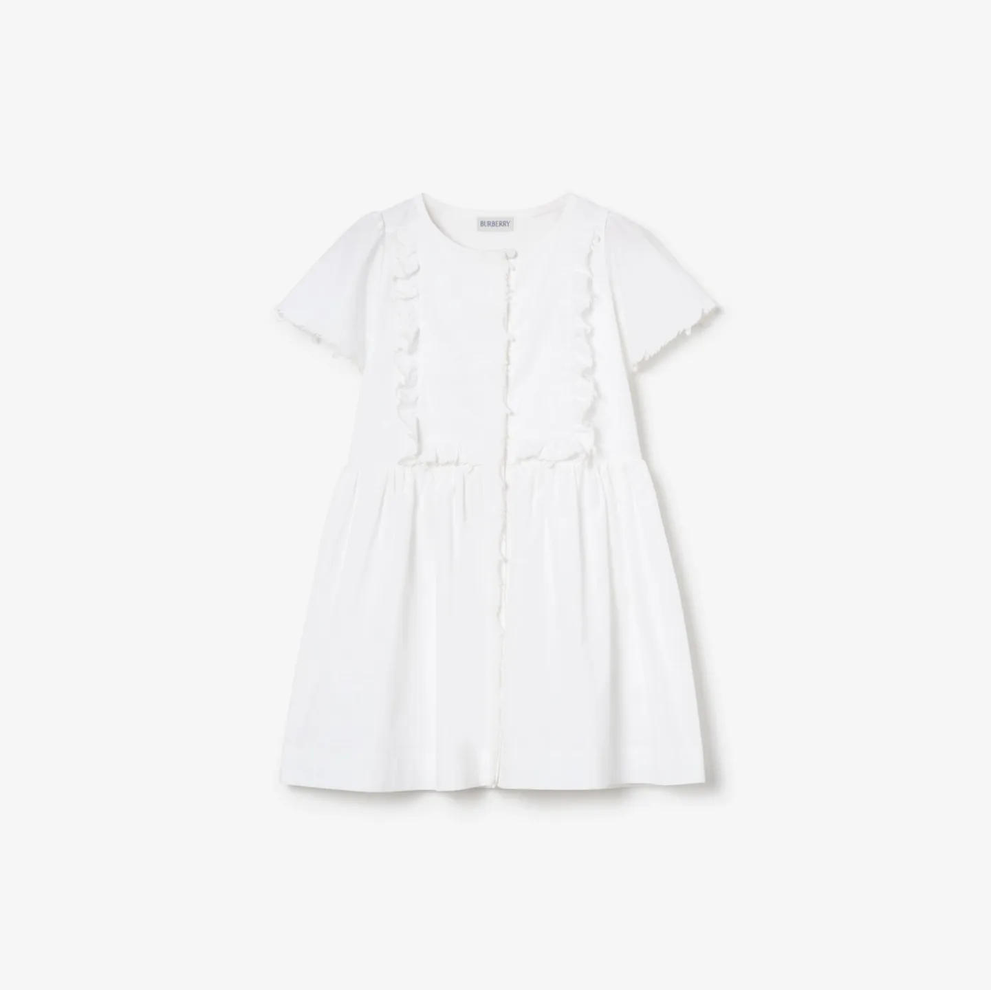 Logo Stretch Cotton Dress