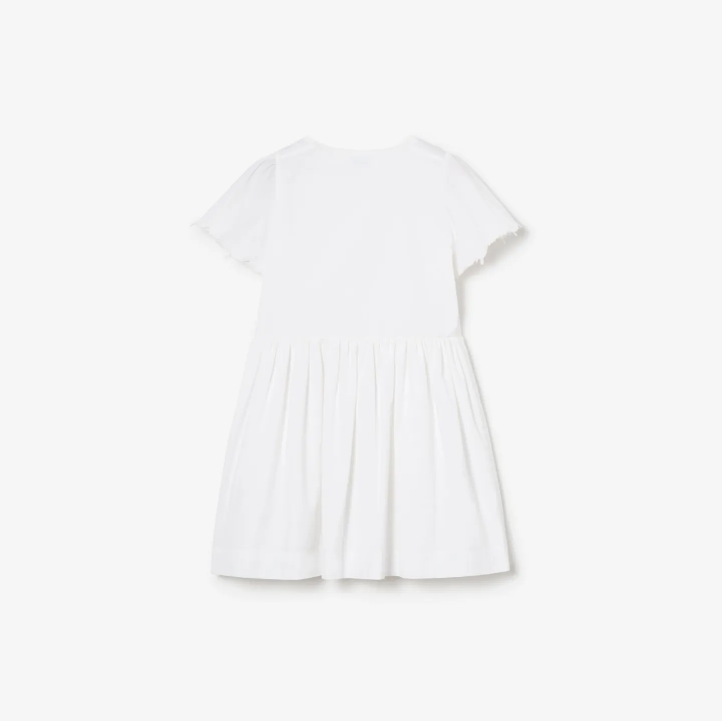 Logo Stretch Cotton Dress