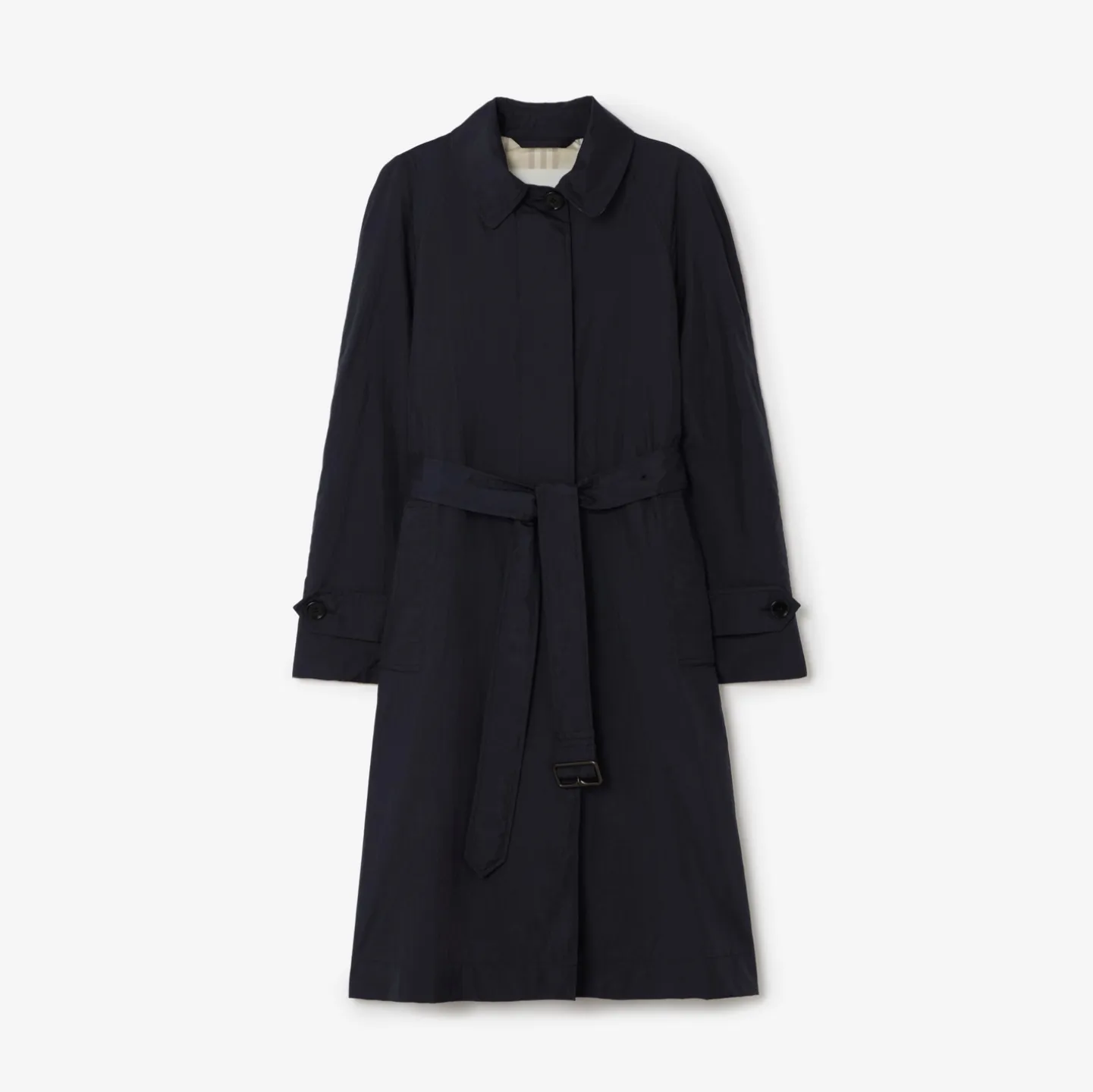 Long Belted Nylon Tickhill Car Coat