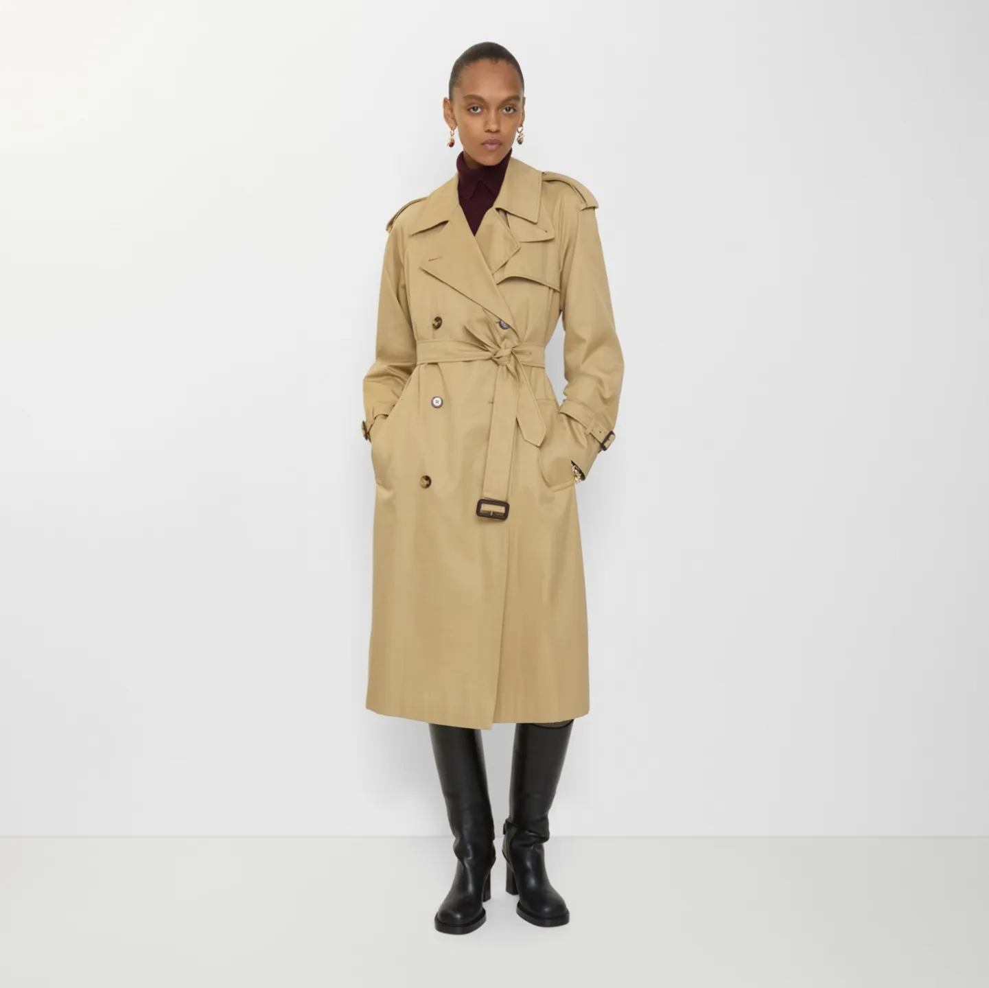 Long Castleford Trench Coat
