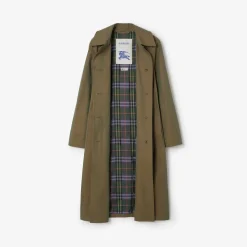 Long Gabardine Car Coat