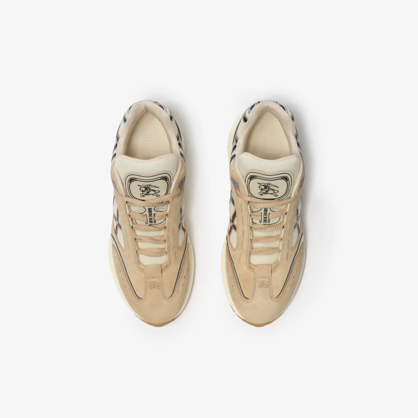 Nylon, Suede and Leather Eclipse Sneakers