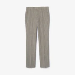 Pinstriped Wool Sloane Tailored Trousers