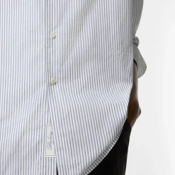 Relaxed Fit Striped Cotton Shirt