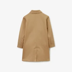 Reversible Check Gabardine Car Coat