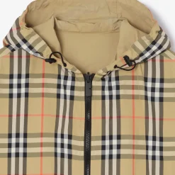 Reversible Check Newport Hooded Jacket