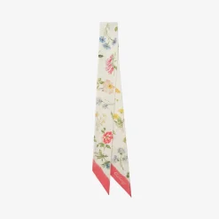 Skinny Blooms of Britain Silk Scarf