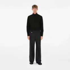 Slim Fit Cotton Silk Tuxedo Shirt