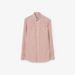 Slim Fit Striped Cotton Shirt