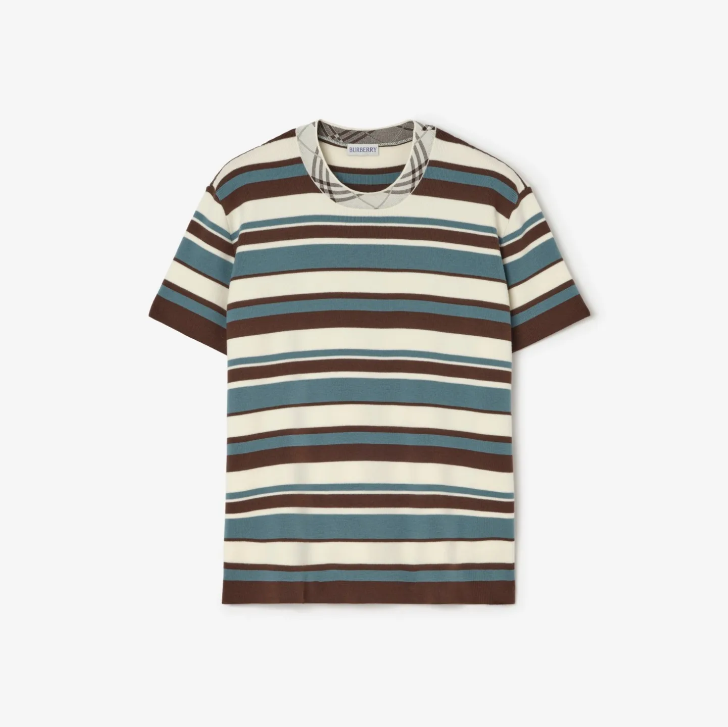Striped Wool Blend T-shirt