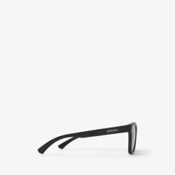 Textured Check Square Sunglasses