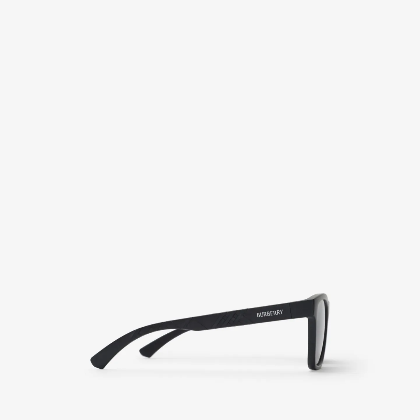 Textured Check Square Sunglasses