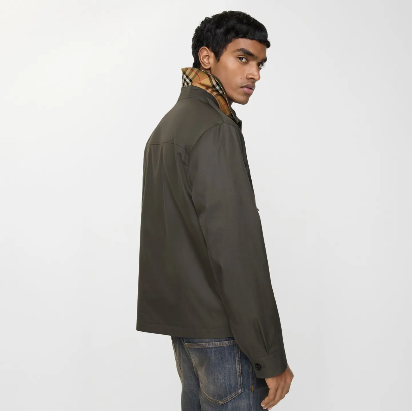 Tropical Gabardine Bloomsbury Harrington Jacket
