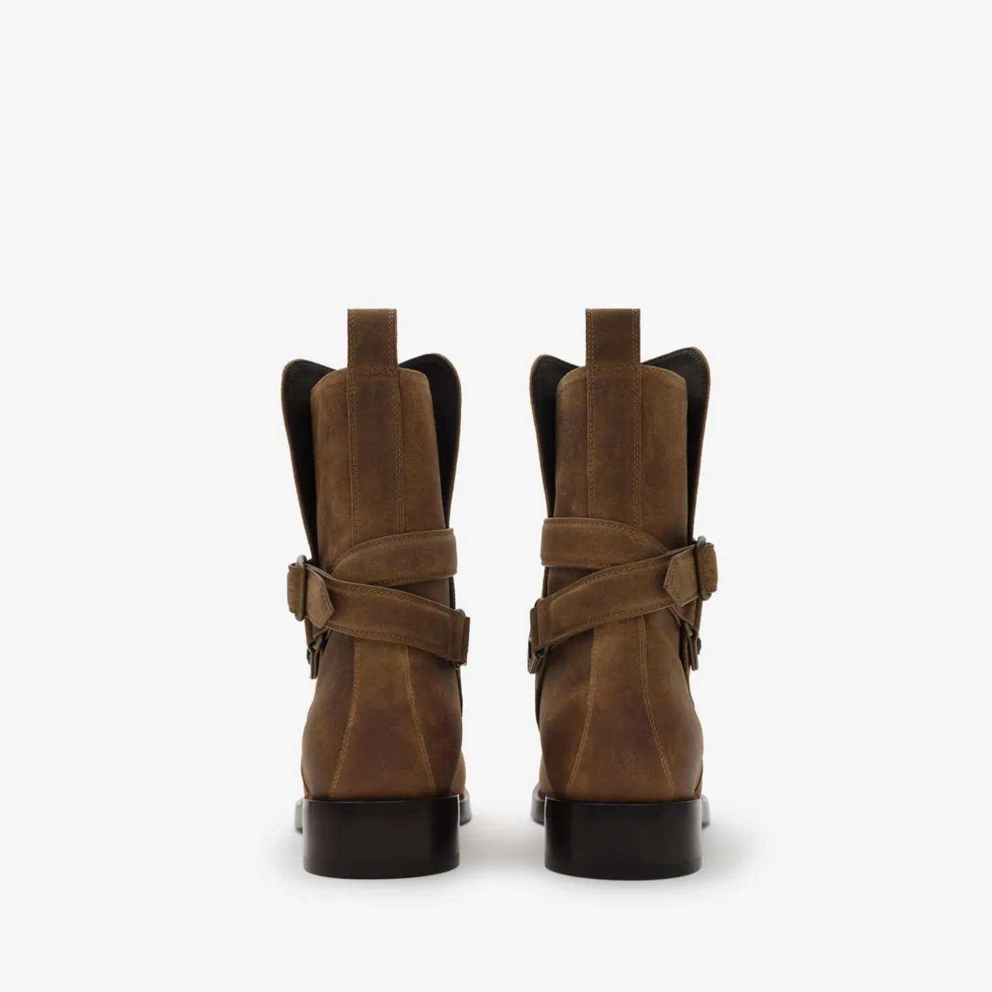 Waxed Suede Ledger Boots
