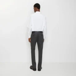 Wool Flannel Tailored Trousers