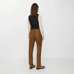 Wool Mohair Tailored Trousers